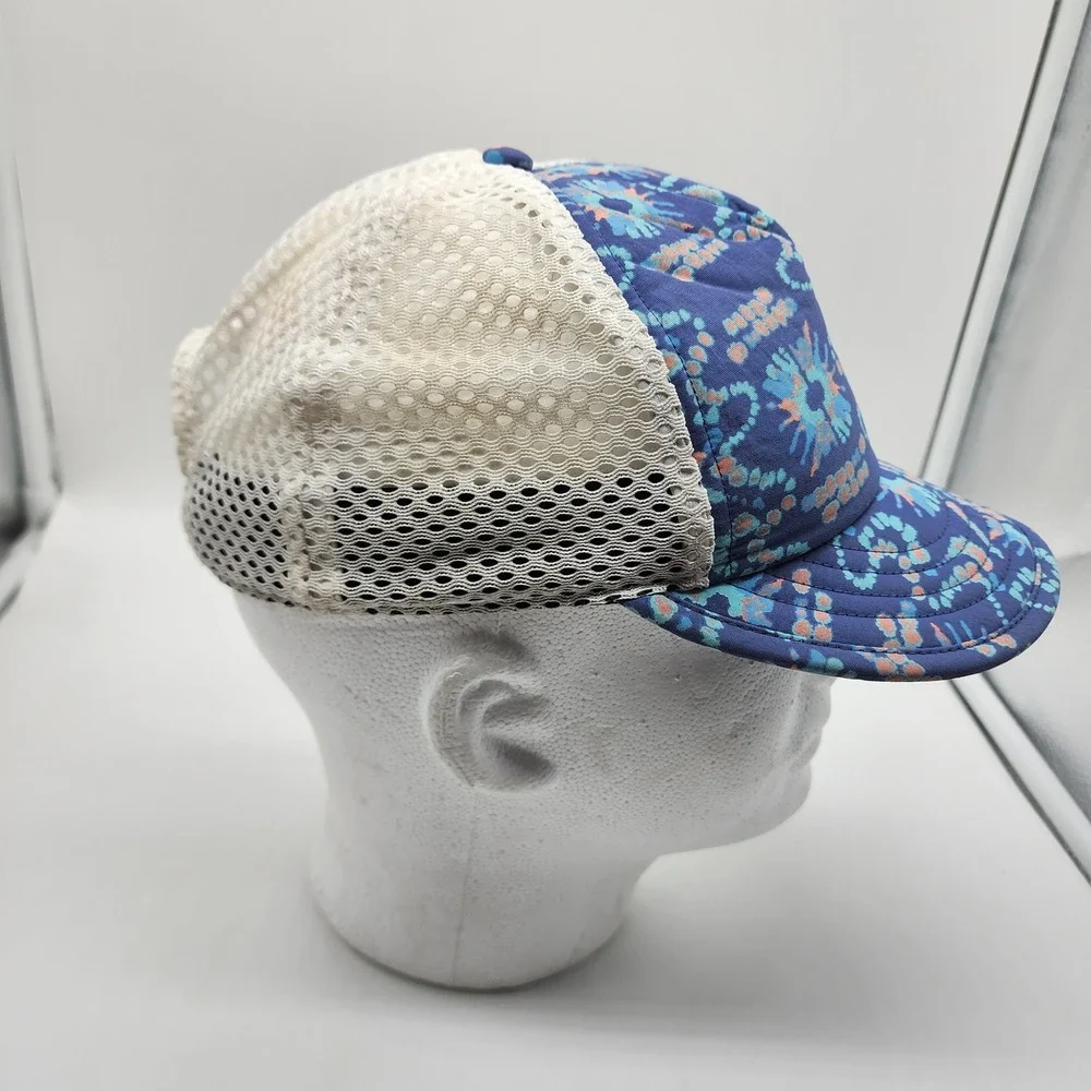 Patagonia Duckbill Shorty Trucker Hat Cap Strapback OSFM Blue Lightweight Mesh